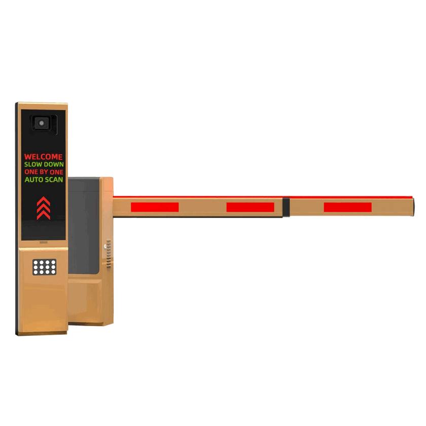 Palang Barrier Custom 6m Lengan Dapat Diatur & Remote Kontrol Jarak Jauh