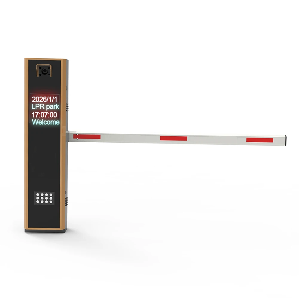 Barrier Gate Lot Pintar LPR Integrasi Penjaga Booth