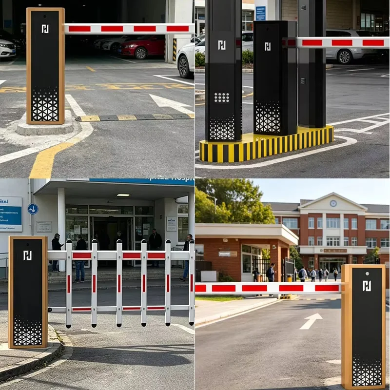 ISO/CE Certified Smart Parking Barrier with High-Precision License Plate Recognition