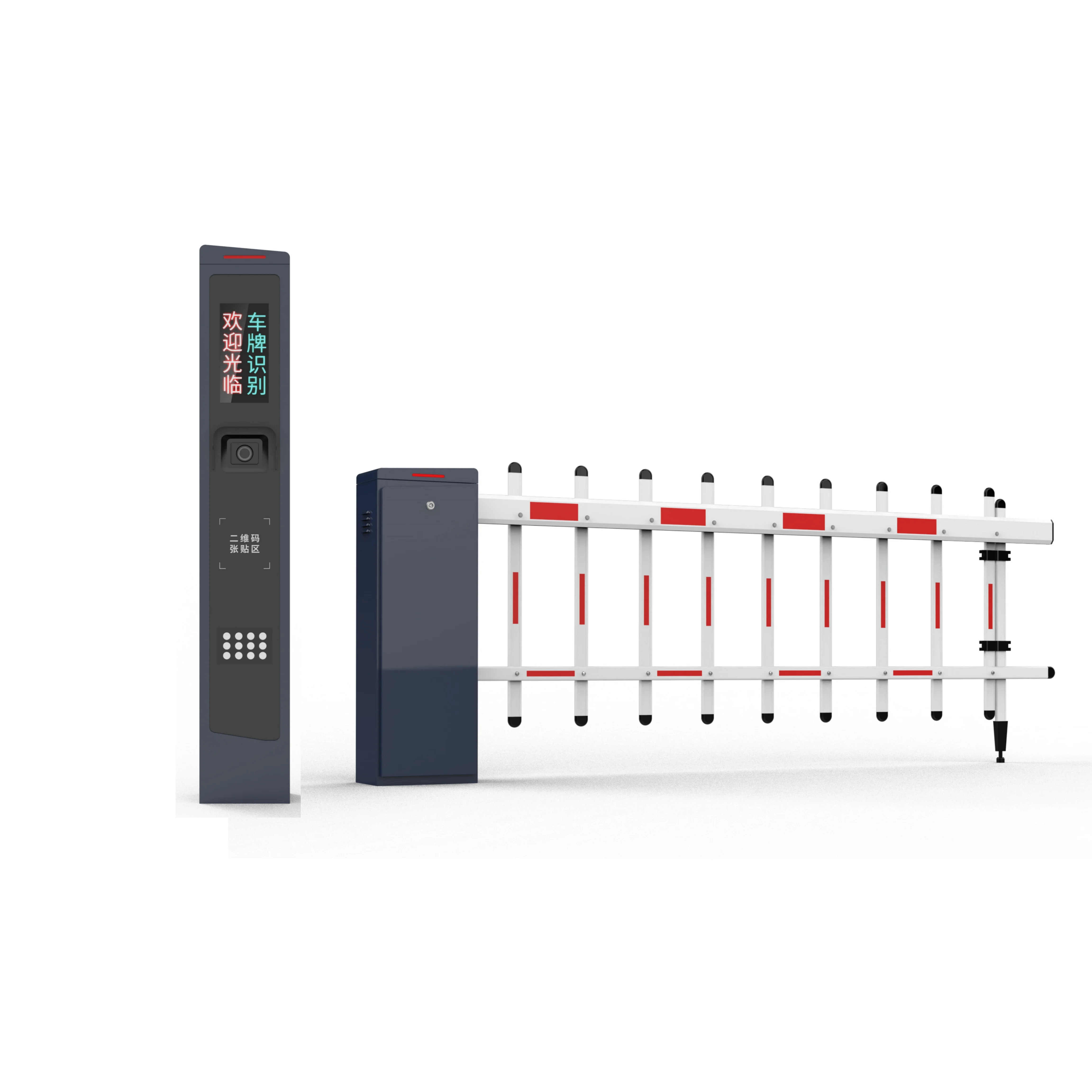 DC 24V Brushless Traffic Barrier for LPR-Enabled Smart Parking Management