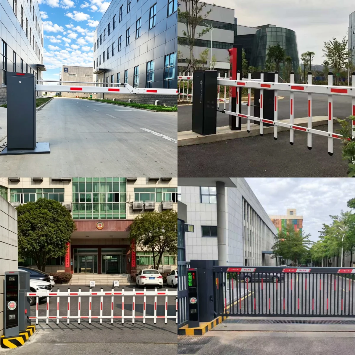 Barrier Parkir Brushless DC 24V Manajemen Keamanan