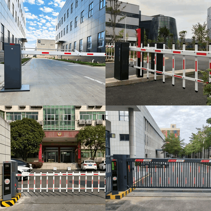 Gerbang Barrier Boom Pintar Teleskopik 6m Dengan Remote Keamanan
